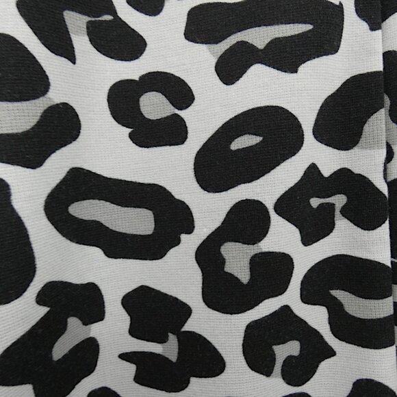 Serra Lightweight Leopard Jersey Knit Blazer Glam Mob Wife Maximalist Size L - Picture 5 of 5